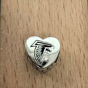 Pandora Atlanta Falco Exclusive Heart Charm Pendant, S925 Silver Bracelets